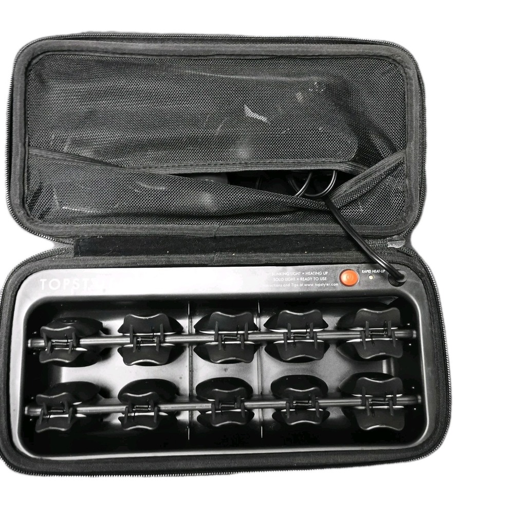TopStyler by Instyler Heated Ceramic Styling Shells Hair Curlers with Case Works